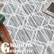 thumbnail image 2 of Alfombra Runner Jinchan Moroccan 91 x 244 cm, lavable a máquina, color gris, 2 of 6