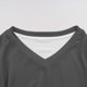 thumbnail image 4 of Camisa de Manga Larga de Ajuste Seco de los Hombres de Color Sólido Cuello en V Suelto, Sudadera de Manga Larga para Hombres para Correr Y Deportes Al Aire Libre, 4 of 7