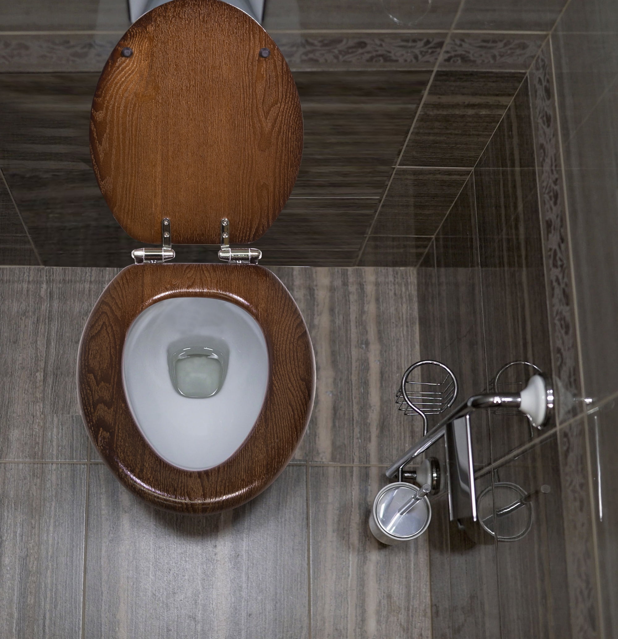 Design House Dalton Wooden Soft Close Toilet Seat