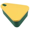 thumbnail image 4 of Caja de pizza de silicona de grado alimenticio, accesorio reutilizable para el hogar y la cocina, multiusos. L Amarillo Verde, 4 of 9