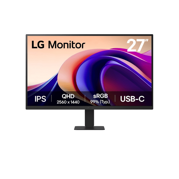 Monitor 27 pulgadas QHD IPS 100 Hz LG y USB Type-C