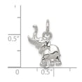 thumbnail image 4 of Auriga Fine Jewelry 925 Sterling Silver Elephant Charm Pendant for Women (L-18mm, W-10mm), 4 of 6