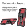 thumbnail image 4 of ELEHOLD Armor Case for Samsung Galaxy A54 5G,Rugged Hybrid Full Body Protective Case Hidden Kickstand  Magnetic Car Mount Anti-Scratch Shockproof Case,Red, 4 of 7