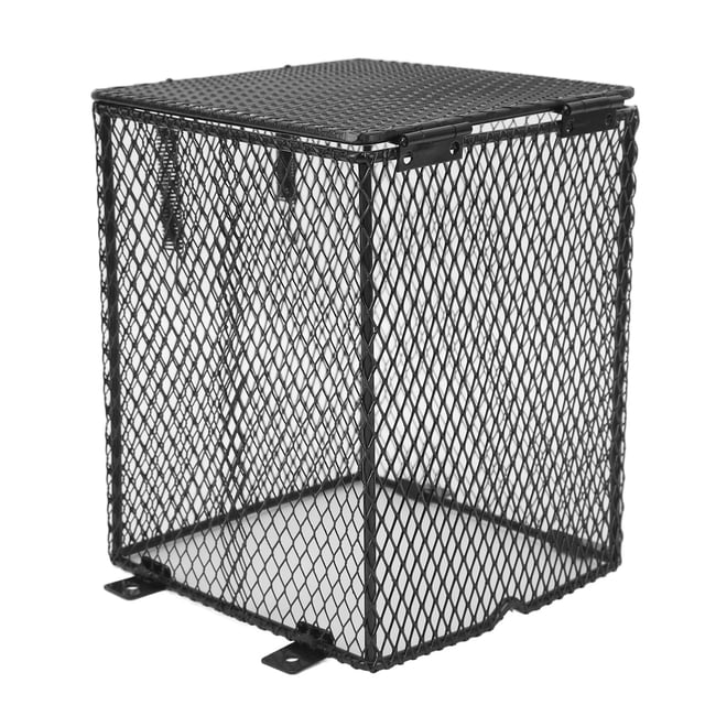 Reptile Lamp Cover, Anti Scald Heater Guard, Universal Fit For Most Reptiles, Easy Installation, Metal Construction