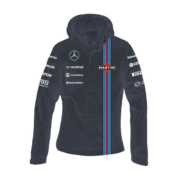 Williams Martini Racing Women's Team Waterproof Jacket Navy