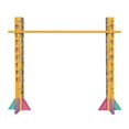 thumbnail image 1 of Juego de fiesta Tropical Limbo de cartón Beistle de 5 x 5 pies, 1 of 6
