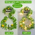 thumbnail image 4 of Guirnalda artificial de limones Hamifinee mejorada con luces de 2 m de largo, 4 of 6