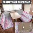 thumbnail image 2 of HELLHERO Festive Lights Snowflake RV Couch Cover Scratch-Resistant, Suitable for Camper Dinette Booth, Camper Cushion Covers for RV Sofa Bench, 2 of 5