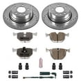 thumbnail image 3 of PowerStop Rear Z26 Street Warrior Carbon-Fiber Ceramic Brake Pad and Drilled and Slotted Rotor Kit Fits: BMW Select Models K5734-26, 3 of 9