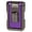 Gunmetal & Purple, variant on Lotus Axis Flat Flame Torch Lighter with Fold Out Cigar Stand - Purple & Gunmetal