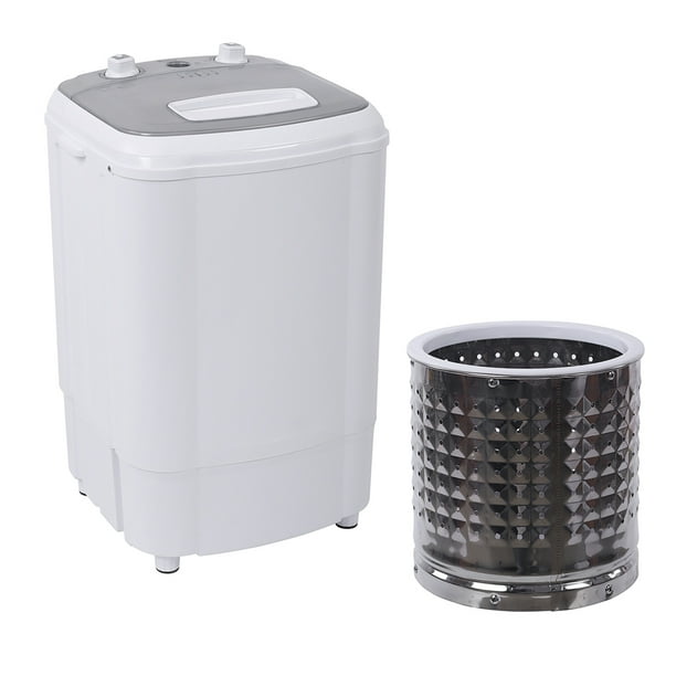 SKONYON Portable Washing Machine, 10lbs Capacity SemiAutomatic Compact Washer for Apartment RV