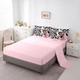 thumbnail image 5 of Castle Fairy Animal Cow Bedding Comforter Set 7 Pieces for Boys Girls,Rustic Farmhouse Full Bedding Set Lightweight,Cattle Print Fitted Sheet Flat Sheet,Breathable Home Decor,Reversible, 5 of 8