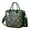 Dark-green-10, variant on Retro Tribal Rustic Style Cooler Tote - Large Insulated Picnic Bag for Gym