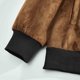 thumbnail image 5 of Tamaño Más Chaqueta Ligera para Hombres Color Sólido Cremallera Casual Abrigo Cálido Primavera Invierno, 5 of 9