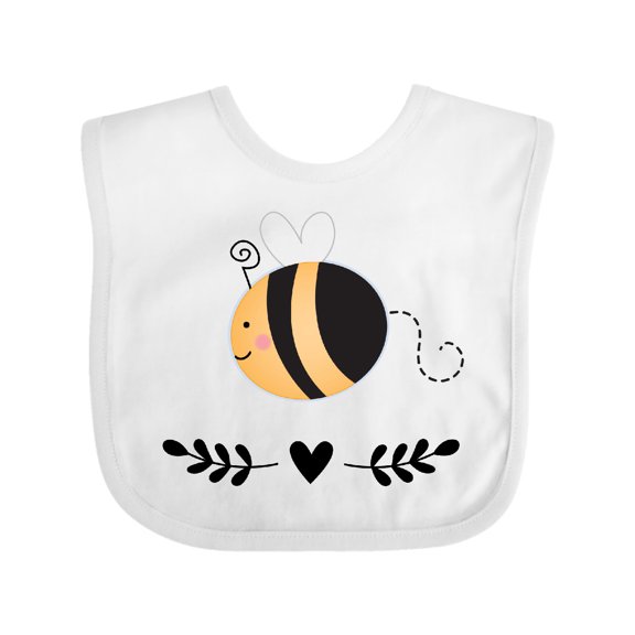 Inktastic Honey Bee Gifts Beekeeper Girls Baby Bib