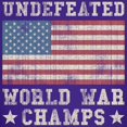 thumbnail image 3 of CafePress - Undefeated World War Champs Kids Dark T Shirt - Dark T-Shirt Kids XS-XL, 3 of 4