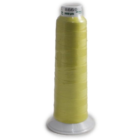 Madeira Poly Lemon 2000YD Serger Thread 91288660