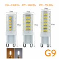 thumbnail image 1 of Minibombillas LED de maíz G4, G9, E14, 220V-240V, 3W-7W, Ángulo de haz de 360, cerámica de alta calidad, reemplaza la lámpara halógena para el hogar, 1 of 4