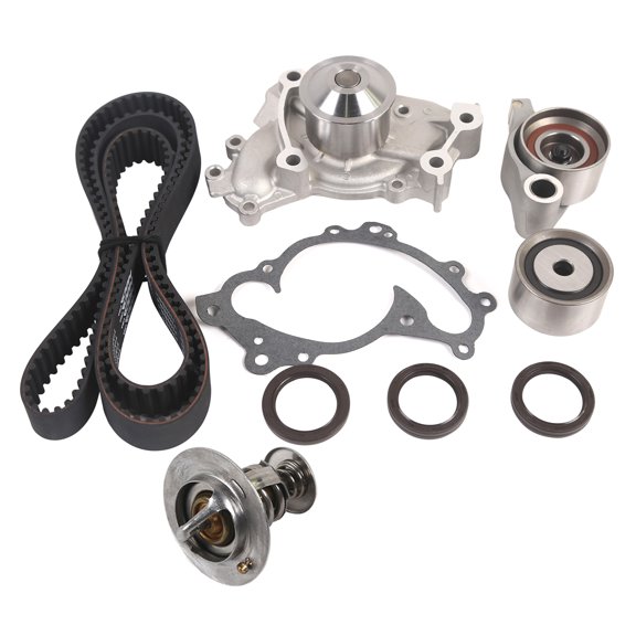 MOCA AUTOPARTS Timing Belt Kit Water Pump Thermostat Fit for 2004-2006 Lexus ES330 3.3L & 2004-2006 Toyota Sienna 3.3L