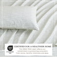thumbnail image 5 of Great Bay Home Striped Ultra-Soft Microfiber Sheet Set (Twin, Stripe - Blue), 5 of 9
