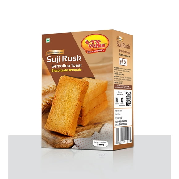 Verka Eggless Sooji Rusk, 350 g