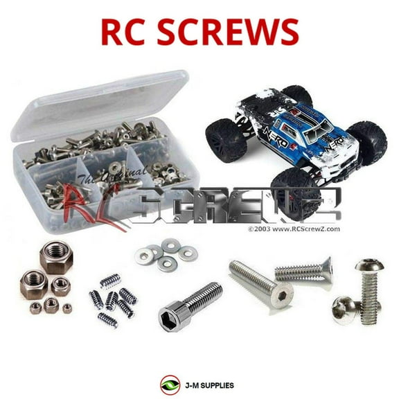 RCScrewZ Stainless Screw Kit arrm012 for Arrma RC Nero Monster # AR406029/30 RC Car | SET