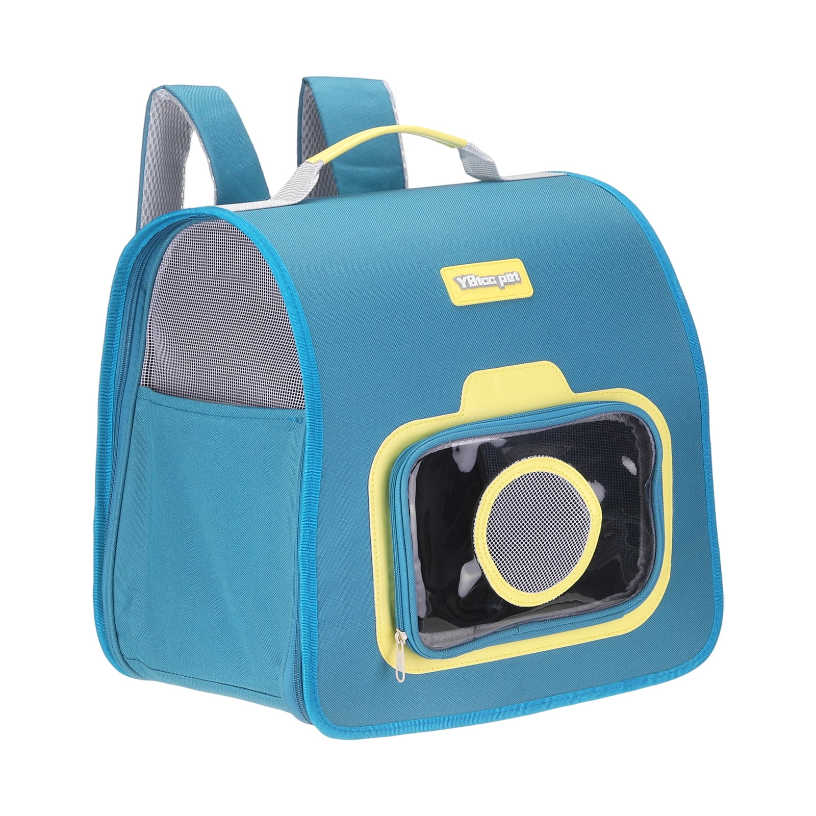 Cat Backpack Carrier Large Space & Foldable Breathable Pet Hiking Travel Backpack Dark Blue