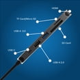 thumbnail image 5 of MMOBIEL USB-C Adapter Hub 6-in-1 HDMI 4K USB-A SD TF Aluminum, 5 of 8
