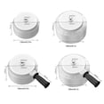 thumbnail image 3 of Lttoisl Dustproof Drill Dust Collector Cover for Hole Openers, 6.1 Inch Inner Diameter, Universal Shank Diameter Up To 10mm, Household Construction Saw Dust Shield, Plastic, 3 of 8