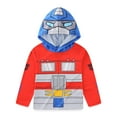 thumbnail image 2 of Transformers Optimus Prime Long Sleeve Hooded Shirt (Boys), Sizes 4-20, 2 of 7