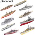 thumbnail image 2 of Piececool Puzzle 3D Metal Battleship Model Kits HMS Hood Richelieu Ship Model Jigsaw Toys for Teens Brain Teaser, 2 of 5