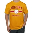 thumbnail image 1 of Wild Bobby City of Arizona Baseball Fantasy Fan Sports Men's T-Shirt, Gold, Large, 1 of 6
