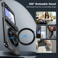 thumbnail image 4 of Designed for Samsung Galaxy Z Flip 4 Case Magnetic with Ring Kickstand [Compatible with Mag-Safe], Slim Shockproof Anti-Scratch Phone Case Cover for Samsung Galaxy Z Flip 4,Gray, 4 of 12