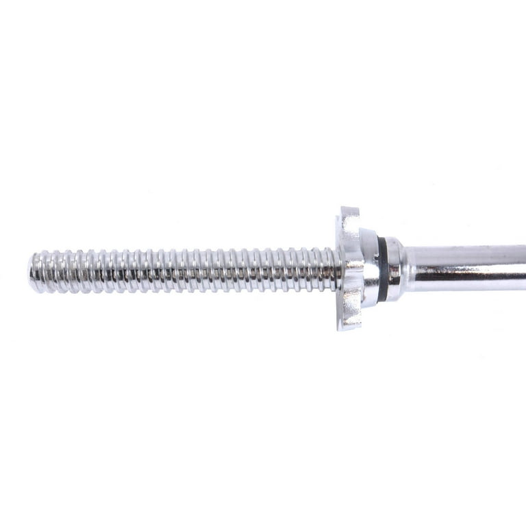 CAP Barbell Standard Threaded Solid Easy Curl Bar 47 Inch Chrome Finish Walmart