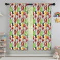 thumbnail image 5 of Blackout Kids Curtains,Gray Football Elements Pattern Childrens Insulated Curtains Set Of 2,Bedroom Essentials,Toddler Room Decor 42"x63", 5 of 5