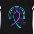 thumbnail image 4 of Inktastic Suicide Prevention Awareness Rainbow Ribbon with Hearts Boys or Girls Toddler T-Shirt, 4 of 5