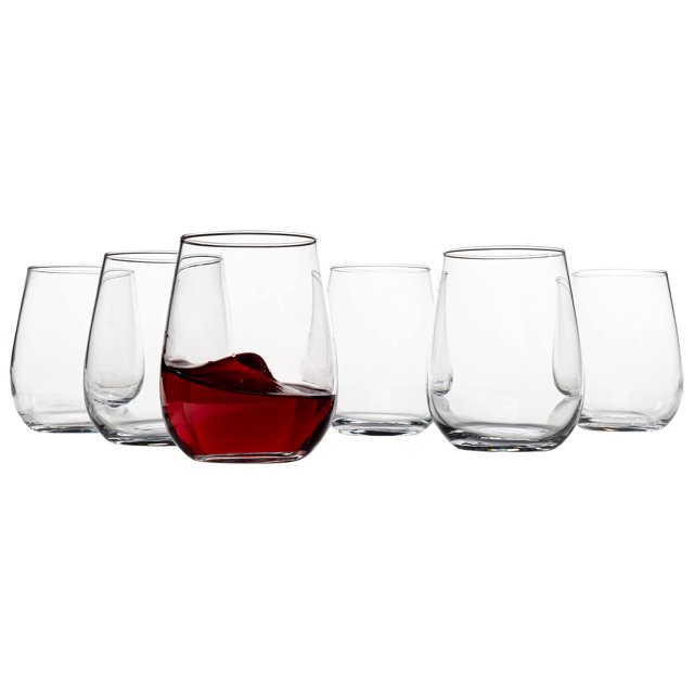 Vikko 12.25 Ounce Stemless Wine Glasses Dishwasher Safe For Parties, Weddings, and Everyday