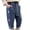 Blue, variant on oqasdz Girls Pants Casual with Button Closure Stretchy Elastic Waist Comfortable Kids Soft Spring Summer Trousers Size 18 M-24 M
