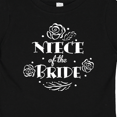 thumbnail image 4 of Inktastic Niece of the Bride Roses and Leaves Boys or Girls Baby T-Shirt, 4 of 5
