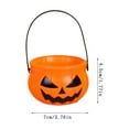 thumbnail image 3 of Halloween Clearance Boovnll Halloween Bucket Basket Bags, Plastic Trick or Treat Bags, Halloween Candy Bags Treat Bags for Kids, Halloween Basket, Halloween Treat Bags, Halloween Bags, 3 of 9