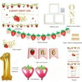thumbnail image 3 of Strawberry 1st Birthday Decorations Party Supplies, Berry First Birthday decor Party Supplies, Berry Sweet One Berry First Birthday Girl Decoration, 3 of 7