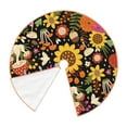 thumbnail image 3 of Bingfone Christmas Tree Skirt Mat Christmas Decoration Interior 36"-Sunflowers Mushrooms, 3 of 8