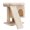 Beige, variant on Leopard Print Small Cat Tree Perch For Indoor Cats