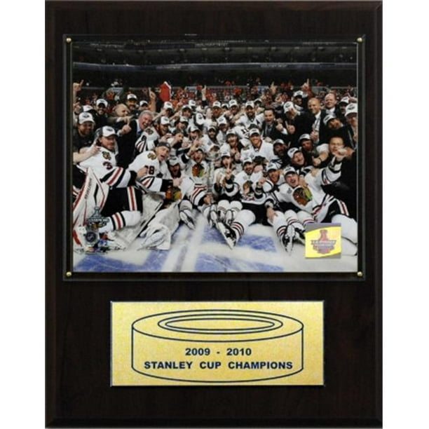 C & I Collectables 1215SC10C NHL Blackhawks 2009-10 Stanley Cup Champions Plaque