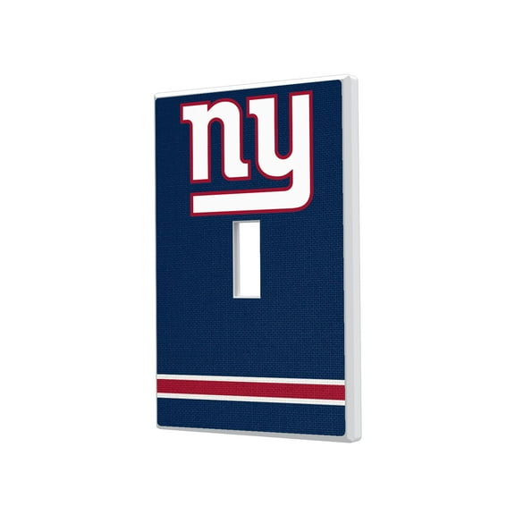 New York Giants Stripe Single Toggle Light Switch Plate