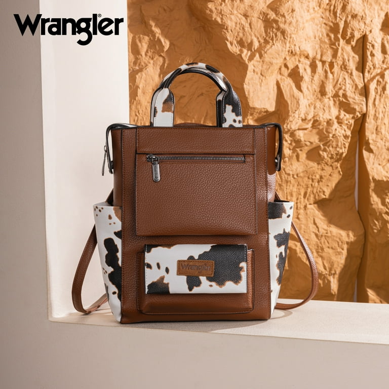 Vegan Leather Convertible Backpack Purse Anti-Theft Ladies Handbag Wrangler Backpack Purse for Women Vegan Leather Fashion Anti  main image 3