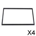 thumbnail image 1 of 4x Kit de Marco de Fascia de Coche Universal Panel 2DIN 188X118mm 4 piezas, 1 of 6