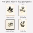 thumbnail image 7 of 6 Styles Unframed Plants Canvas Wall Art Minimalistic Wall Decor Monstera Deliciosa Prints Aesthetic Floral Vintage Style Paintings Artwork for Bathroom Living Room Bedroom Office Kitchen Mixed Color, 7 of 7