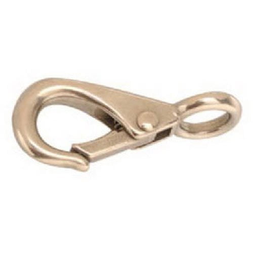 Campbell T7631414 Rigid Quick Snap, Stainless Steel, Polished, 5/8" Round Eye, 3/8" Opening, 2-7/8" Length, 160 lbs Load Capacity