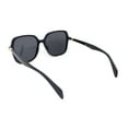 thumbnail image 4 of Polarized Womens Thic Plastic Butterfly Classy Fashion Sunglasses All Black, 4 of 4